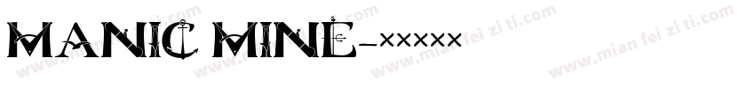MANIC MINE字体转换